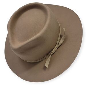 Lack of color Zulu 100% Australian wool Fedora hat, XXL